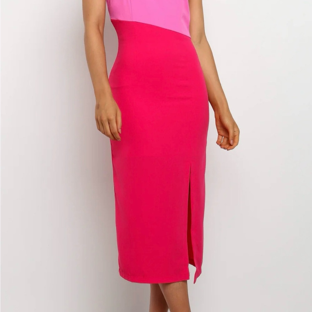 Petal & Pup Pink One Shoulder Dress